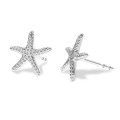 kolczyki rozgwiazdy starfish- srebro 925 sztyfty