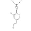 naszyjnik dopamina wzór chemiczny srebro