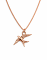 Naszyjnik z jaskółką różowe złoto Issi.png