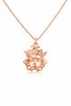 Naszyjnik z głową Meduzy różowe złoto.png
