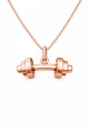Naszyjnik w kształcie hantli z różowego złota.png