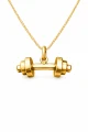 Złoty naszyjnik z wisiorkiem hantle.png