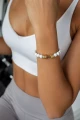 Bransoletka z hantlami fit life gold marble mat.png