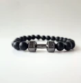 bransoletka męska z hantlami