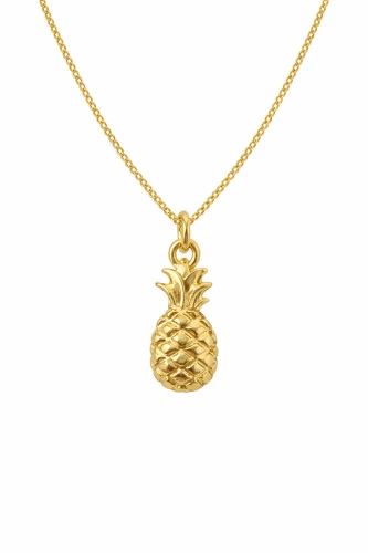 Ananas- naszyjnik srebro 925 złocone 24K.png