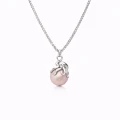 Srebrny naszyjnik ośmiornica z różową perłą Swarovski.png
