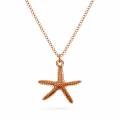 Naszyjnik STARFISH z rozgwiazdą ze srebra 925 pokrytego 18K różowym złotem.png