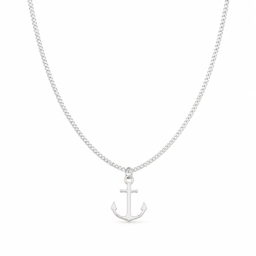 Naszyjnik KOTWICA ze srebra 925 – biżuteria marynistyczna i podróżnicza unisex.png