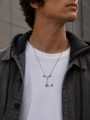 Męski naszyjnik HULAJNOGA srebro 925 – biżuteria streetwear z łańcuszkiem pancerka.png