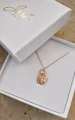 Naszyjnik FOX pozłacany różowym złotem 18K w pudełku prezentowym ISSI.png