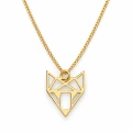 FOXY naszyjnik z lisem origami pozłacany 24K – packshot.png