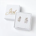SPRIGS srebrne kolczyki 925 z motywem gałązek i liści w pudełku ISSI JEWELRY.png