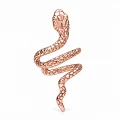 SNAKE nausznica wąż w różowym złocie 18K na białym tle.png