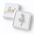 SNAKE srebrna nausznica wąż ze srebra 925 w pudełku ISSI JEWELRY.png